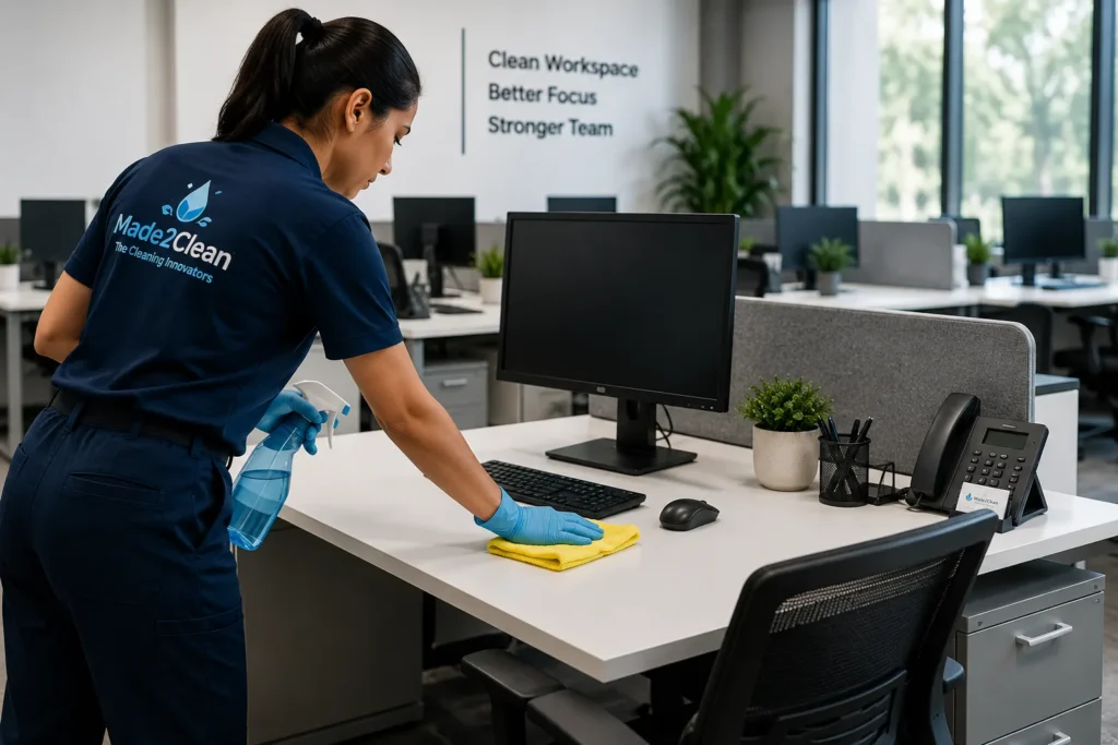 Desk & workstation cleaning